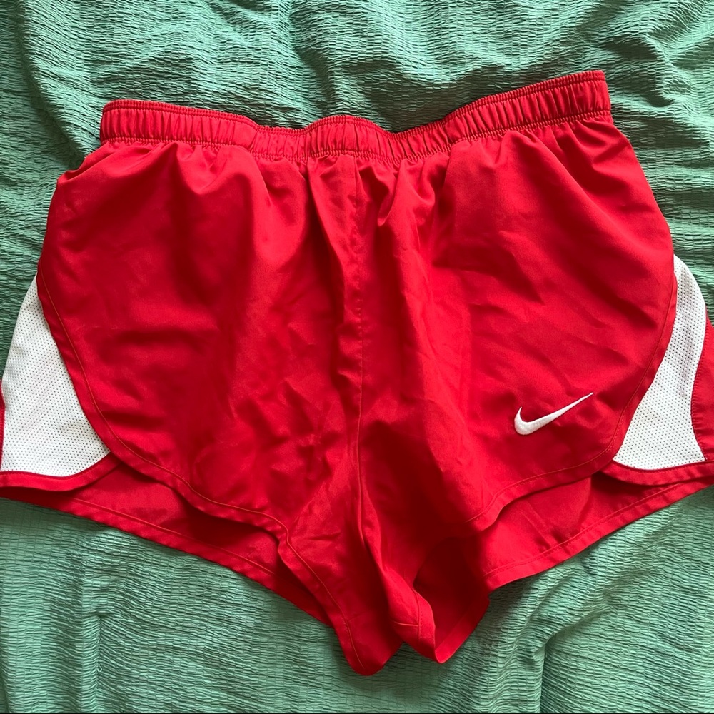 Red Nike Dri-fit Shorts